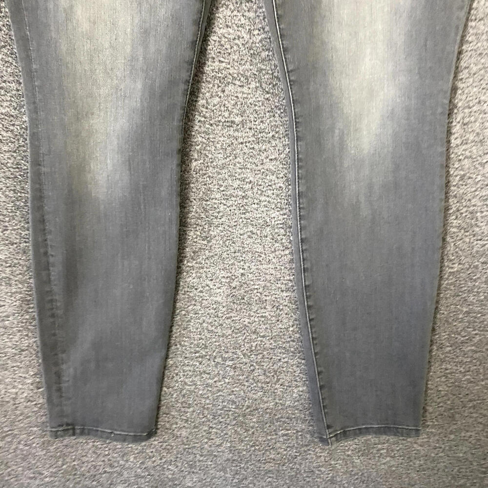 Cabi Women’s Size 12 Gray Skinny Zip Pocket Stretch Denim Jeans - Picture 5 of 11